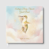 Hummingbird Baby Shower Guest Book | Nature Art  Gästebuch (Vorderseite)
