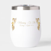 Hummingbird Baby Shower Tumbler | Nature Theme" (Vorderseite)