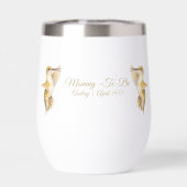 Hummingbird Baby Shower Tumbler | Nature Theme" (Rückseite)