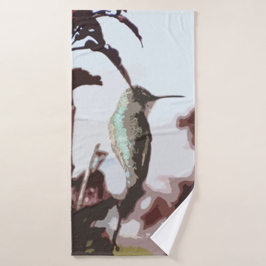Hummingbird Badetuch Badehandtuch (Badehandtuch)