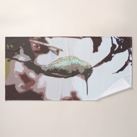 Hummingbird Badetuch Badehandtuch (Badehandtuch)