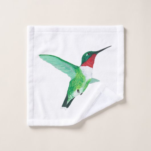 Hummingbird Badhandtuch Set (Waschlappen)