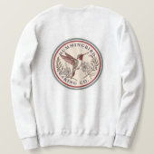Hummingbird Baking Co - Erwachsenen-Sweatshirt Sweatshirt (Design Rückseite)