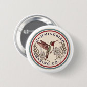 Hummingbird Baking Co. Knopf Button (Vorne & Hinten)