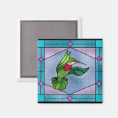 Hummingbird Beauty Magnet (Vorderseite/Rückseite)