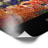 Hummingbird Besuchen Sie die Tiger Lilies Mauer Fotodruck (Ecke)