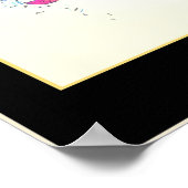 Hummingbird Bird Animal Wildlife Floral Poster (Ecke)