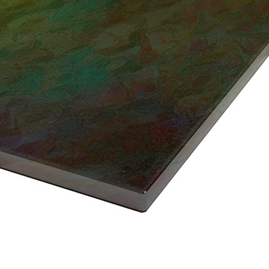 Hummingbird Bird Art Glass Cutting Board Schneidebrett (Ecke)