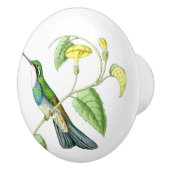 Hummingbird Bird Blume Floral Garden Knob Keramikknauf (Rechts)