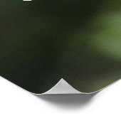 Hummingbird Bird Blume Floral Isaiah 12:2 Komfort Poster (Ecke)