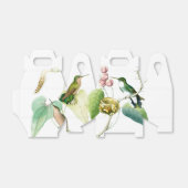 Hummingbird Bird Floral Favor Box Geschenkschachtel (Ungefaltet)