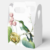 Hummingbird Bird Floral Favor Box Geschenkschachtel (Geöffnet)