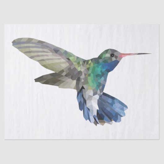 Hummingbird Bird - Kunstmuseum Seidenpapier (Vorderseite)