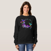 Hummingbird Bird Tree Schöne Natur Geist 1 Sweatshirt (Vorne ganz)