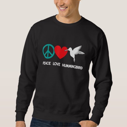 Hummingbird Bird Watching Bird Vogelbeobachter Bir Sweatshirt (Vorderseite)