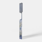 Hummingbird Bird White Garden Blume iPhone Hülle (Rechte Seite)