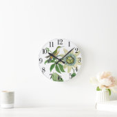 Hummingbird Bird Wildlife Animal Blume Wall Clock Runde Wanduhr (Zuhause)