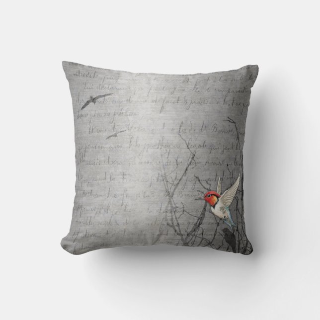 Hummingbird Birds Decorative Throw Kissen (Vorderseite)