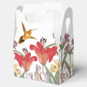 Hummingbird Birds Lily Blume Garden Gefallen Box Geschenkschachtel (Geöffnet)