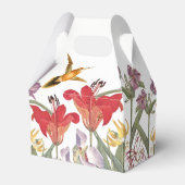Hummingbird Birds Lily Blume Garden Gefallen Box Geschenkschachtel (Vorderseite)