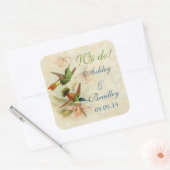 Hummingbird Birds Wedding Sticker Umschlag Aufkleb (Umschlag)