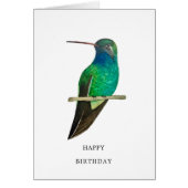 Hummingbird Birthday Card (Vorne)