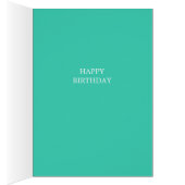 Hummingbird Birthday Card (Innen (Rechts))