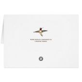Hummingbird Birthday Card (Rückseite Horizontal)