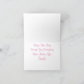 Hummingbird Birthday Card Karte (Innenseite)