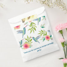 Hummingbird Birthday Party Dusche