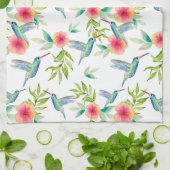 Hummingbird Birthday Party Dusche Geschirrtuch (Gefaltet)