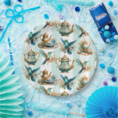 Hummingbird Birthday Tee Party Pappteller (Party)