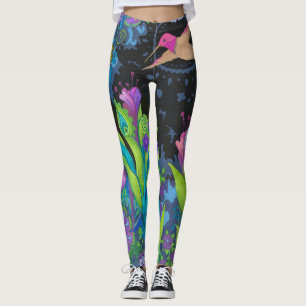 Hummingbird Bloom Leggings