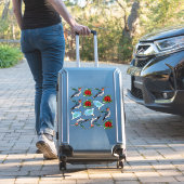 Hummingbird Blue Bird Ladybug Illustrationen Aufkleber (Koffer Insitu)