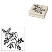 Hummingbird-Blume Gummistempel (Stempel)