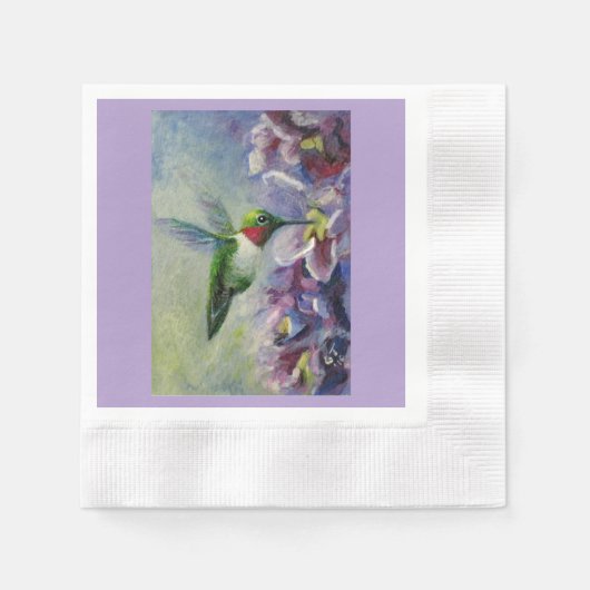 Hummingbird & Blume Paper & Party Napkins Serviette (Vorderseite)