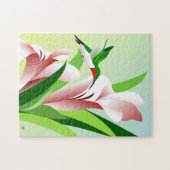 Hummingbird-Blume Puzzle (Horizontal)