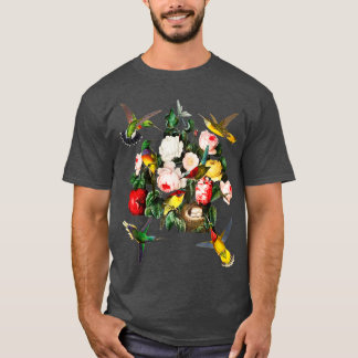 Hummingbird BlumenHummingbird Lover Gift Hummingb T-Shirt