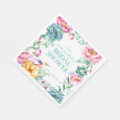Hummingbird Boho Brautparty Serviette (Ecke)