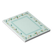Hummingbird Border Notepad Notizblock (angewinkelt)