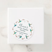 Hummingbird Brautparty Gefälligkeitstags Geschenkanhänger (Beispiel)