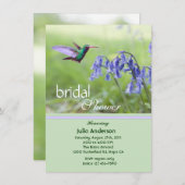 Hummingbird Bridal Dusche Einladung (Vorne/Hinten)