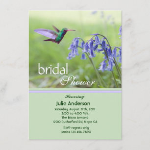 Hummingbird Bridal Dusche Einladung