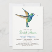 Hummingbird Bridal Dusche Einladung (Vorderseite)