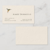 Hummingbird Business Card Visitenkarte (Vorne/Hinten)