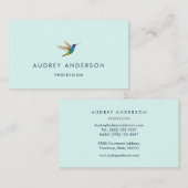 Hummingbird Business Card Visitenkarte (Vorne/Hinten)