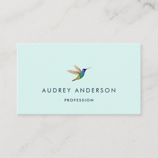 Hummingbird Business Card Visitenkarte (Vorderseite)