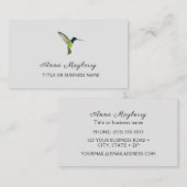 Hummingbird Business Card Visitenkarte (Vorne/Hinten)