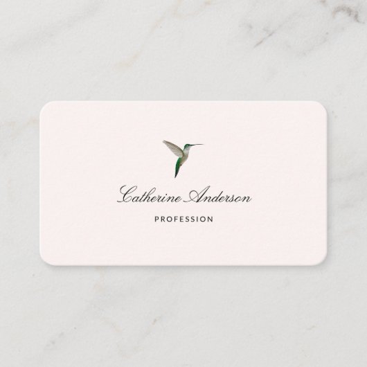 Hummingbird Business Card Visitenkarte (Vorderseite)