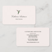 Hummingbird Business Card Visitenkarte (Vorne/Hinten)